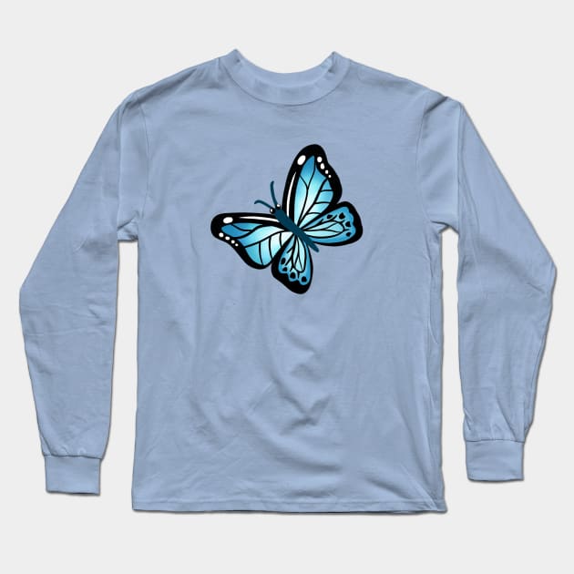 Butterfly Long Sleeve T-Shirt by Salty Siren Studios